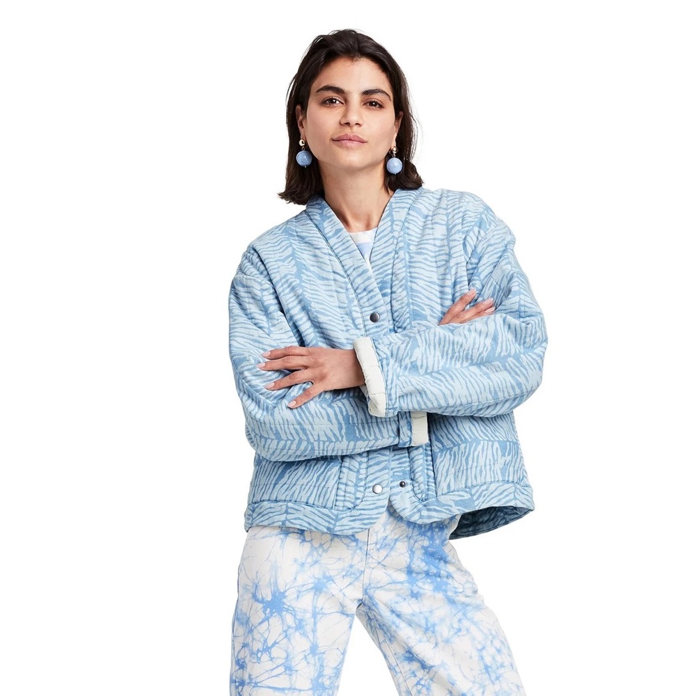 Rachel Comey x Target quilted animal print jacket